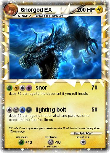 Pokemon Snorgod EX
