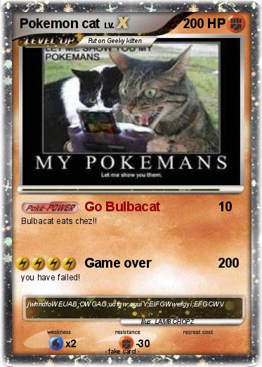 Pokemon Pokemon cat