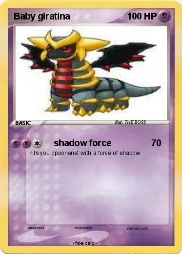 Pokemon Baby giratina