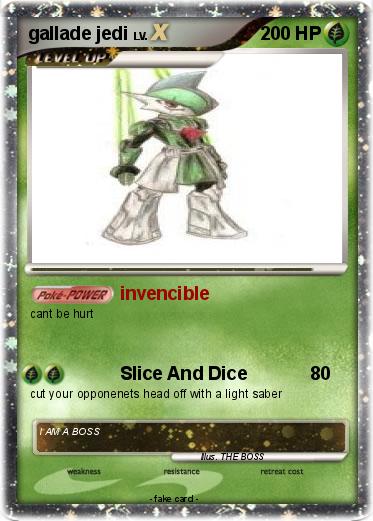 Pokemon gallade jedi