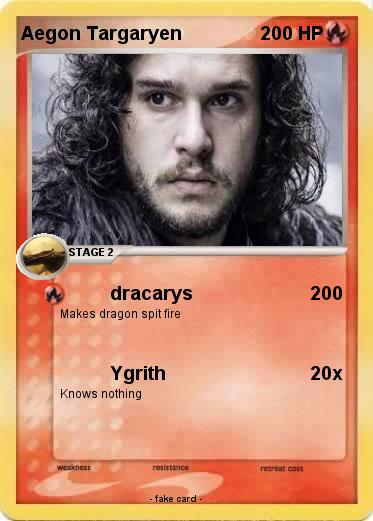 Pokemon Aegon Targaryen
