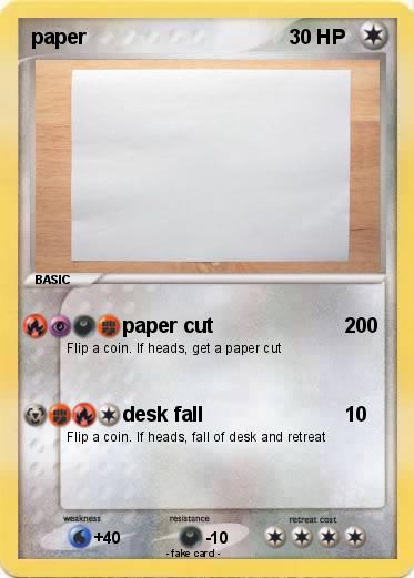 Pokemon paper