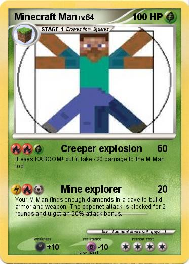 Pokemon Minecraft Man