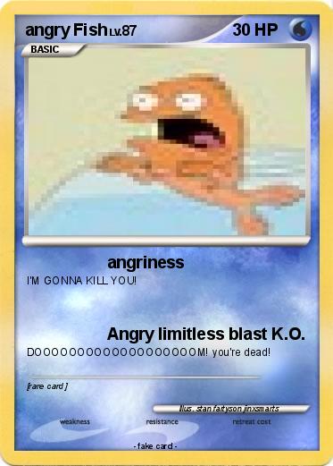 Pokemon angry Fish