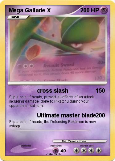 Pokemon Mega Gallade X