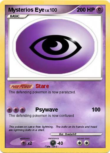 Pokemon Mysterios Eye