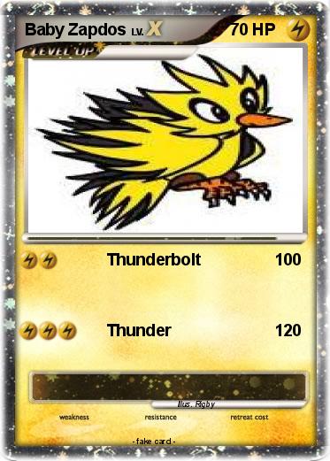 Pokemon Baby Zapdos