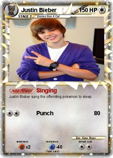 Pokemon Justin Bieber