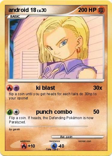 Pokemon android 18