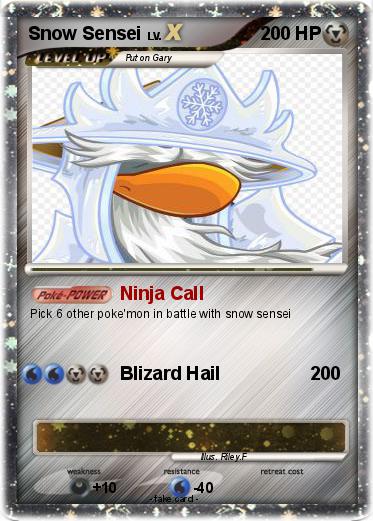 Pokemon Snow Sensei