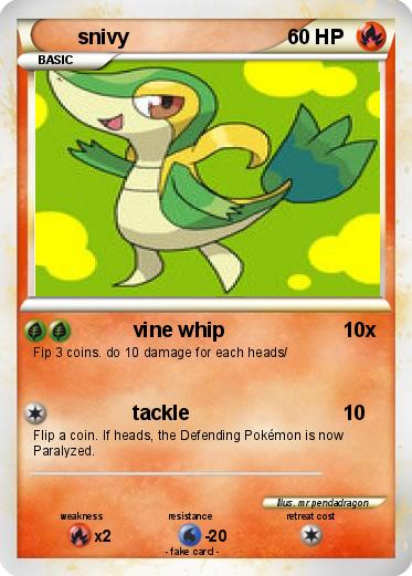 Pokemon snivy