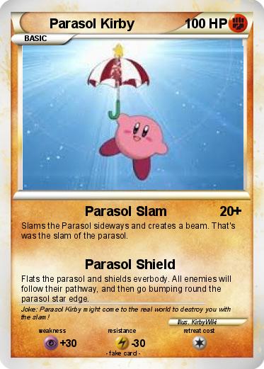 Pokemon Parasol Kirby