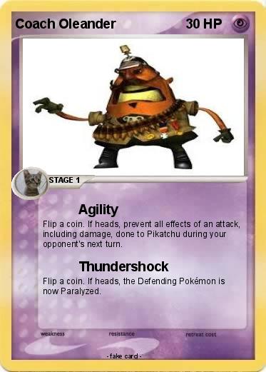 Pokemon Coach Oleander