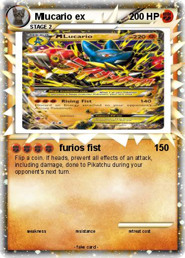 Pokemon Mlucario ex