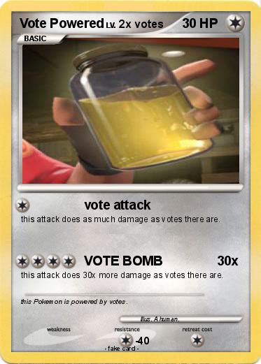 Pokemon Vote Powered