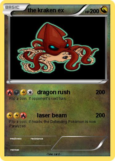 Pokemon the kraken ex