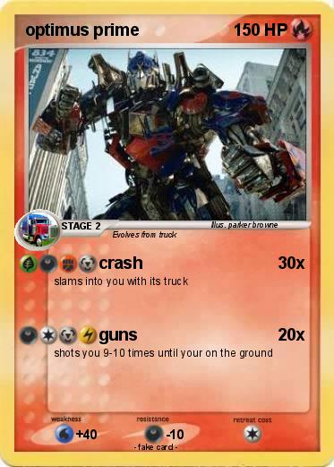 Pokemon optimus prime