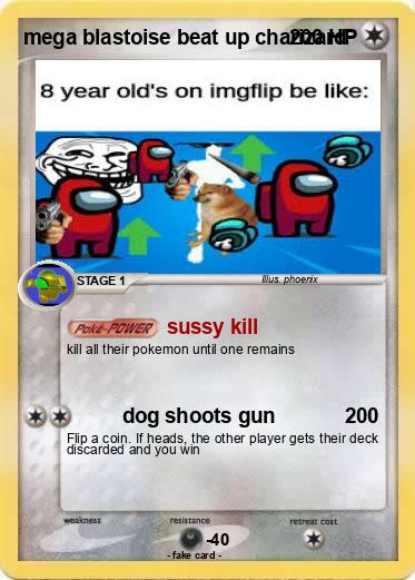 Pokemon mega blastoise beat up charizard