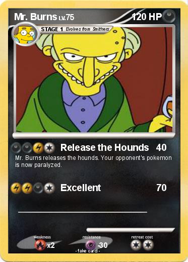 Pokemon Mr. Burns