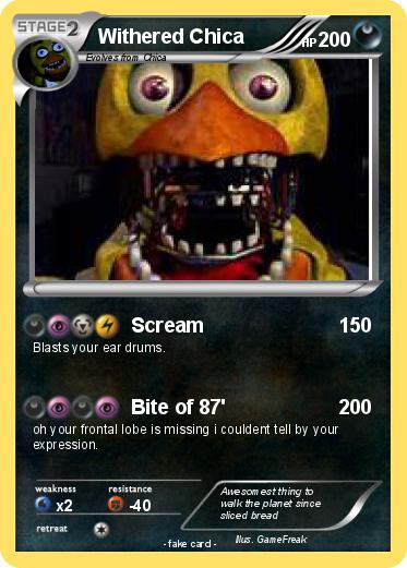 Pokemon Withered Chica