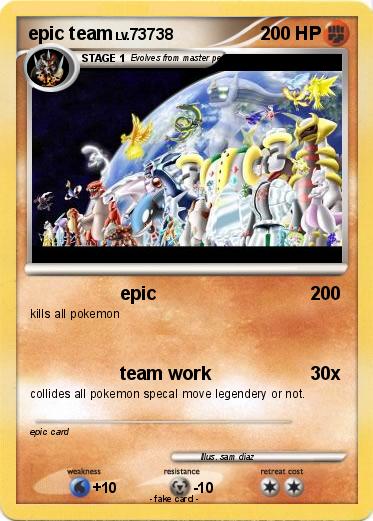 Pokemon epic team