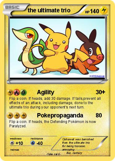 Pokemon the ultimate trio