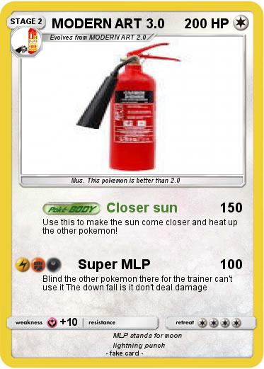 Pokemon MODERN ART 3.0