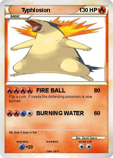 Pokemon Typhlosion