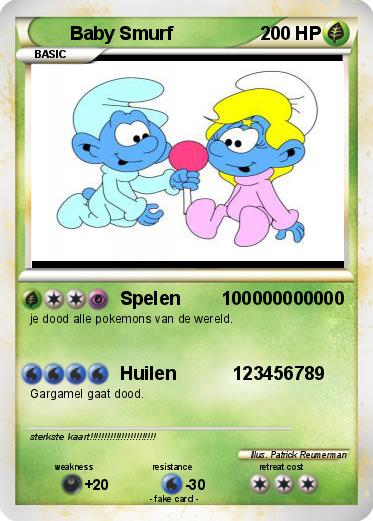 Pokemon Baby Smurf