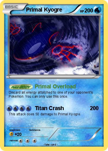 Pokemon Primal Kyogre