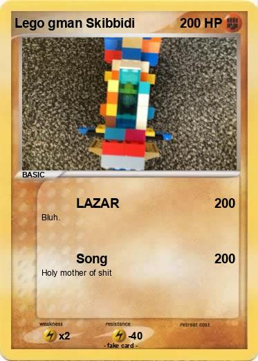 Pokemon Lego gman Skibbidi