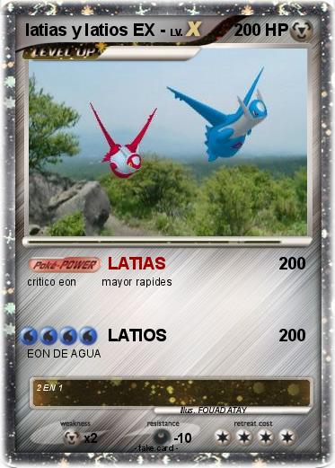 Pokemon latias y latios EX -