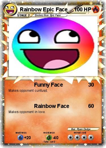 Pokemon Rainbow Epic Face