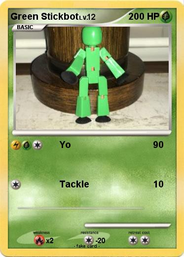 Pokemon Green Stickbot