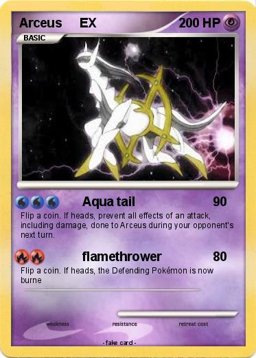 Pokemon Arceus     EX