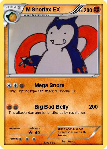 Pokemon M Snorlax EX