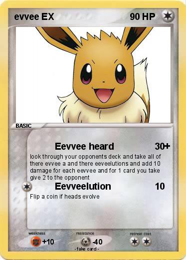 Pokemon evvee EX