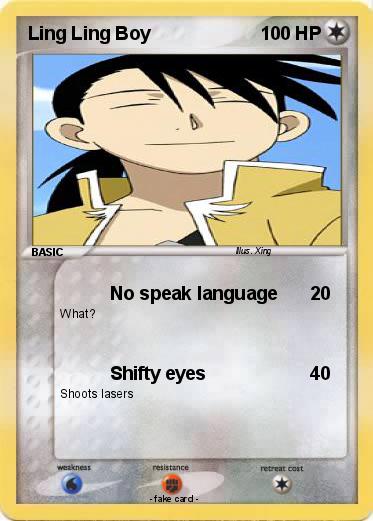 Pokemon Ling Ling Boy