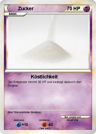 Pokemon Zucker