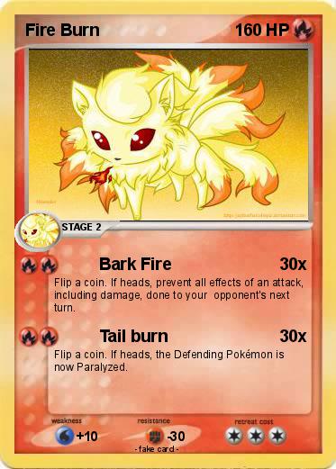 Pokemon Fire Burn