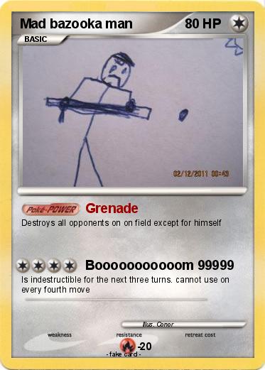 Pokemon Mad bazooka man