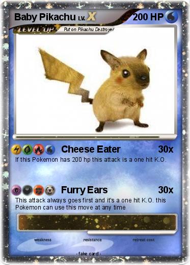 Pokemon Baby Pikachu