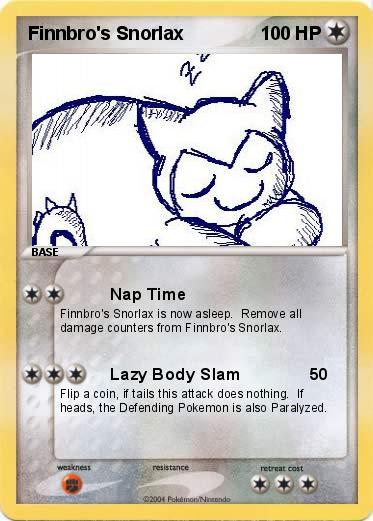 Pokemon Finnbro's Snorlax