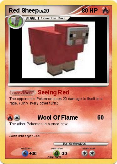 Pokemon Red Sheep