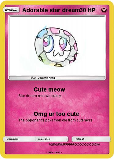 Pokemon Adorable star dream