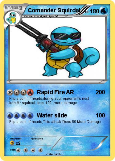 Pokemon Comander Squirdal