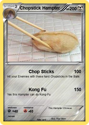 Pokemon Chopstick Hampter