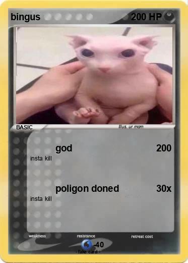 Pokemon bingus