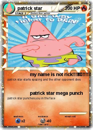 Pokemon patrick star