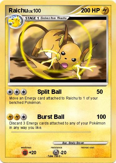 Pokemon Raichu